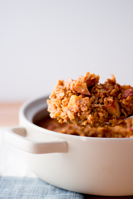 apple pumpkin baked oatmeal hero--3