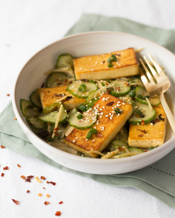 Ginger Marinated Tofu - web ready hero