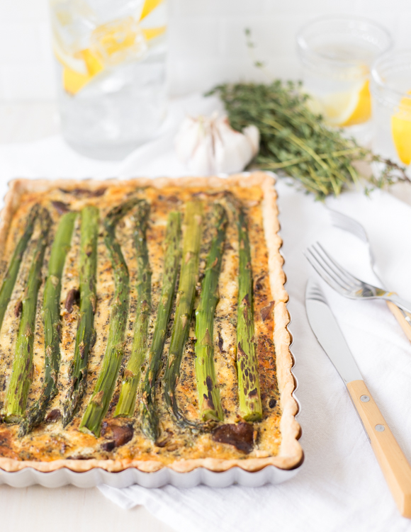 Asparagus Mushroom Quiche - web ready hero (1 of 2)