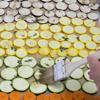 Layered Vegetable Torte - how to (1 of 4)