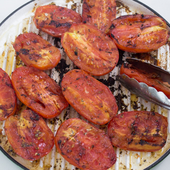 grilling tomatoes