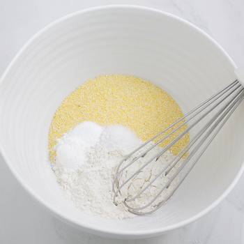 corn meal and flour