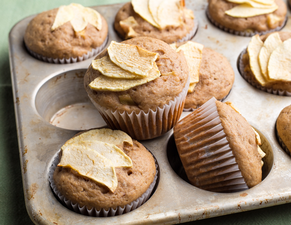 Featured image for “Brown Sugar Spiced Apple Muffins (eggless)”