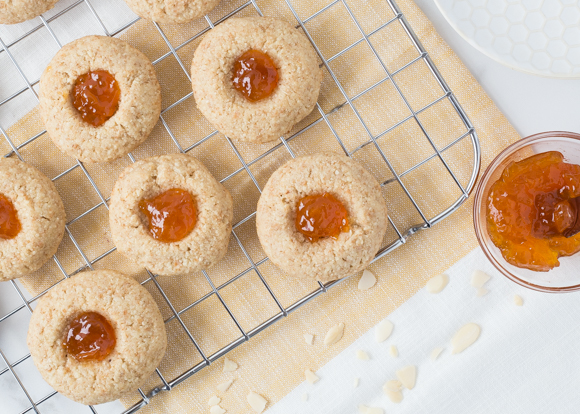 Featured image for “Almond Thumbprint Cookies”