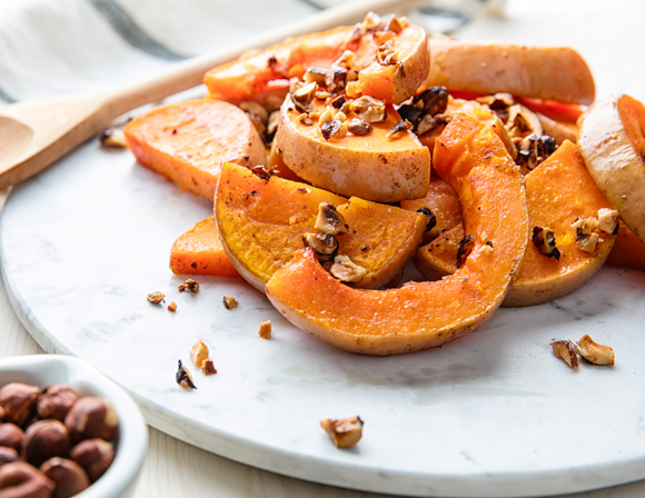 Featured image for “Caramelized Delicata Squash with Hazelnuts”