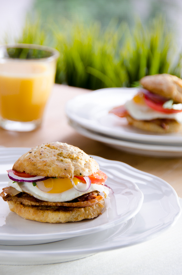 Featured image for “Warm and Spicy Chipotle Bacon Breakfast Biscuits”