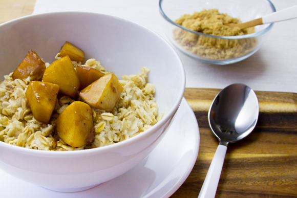 Featured image for “Rich, Pipping Hot Cinnamon Apple Oatmeal”