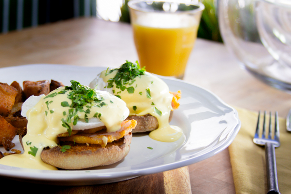 Featured image for “Next Level Eggs Benedict with Fresh Herb Hollandaise”