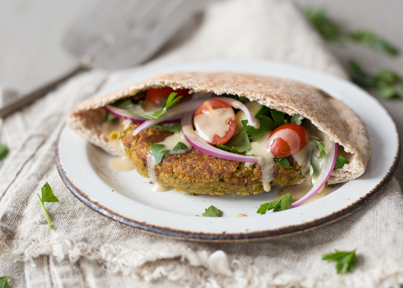 Featured image for “Falafel Burger”