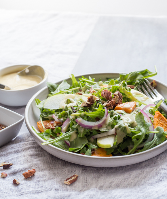 Featured image for “Roasted Sweet Potato and Arugula Salad”