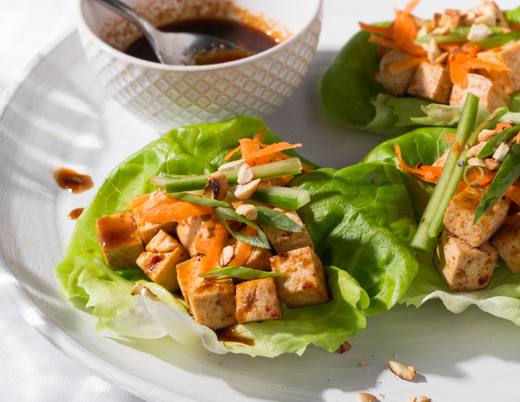 Featured image for “Spicy Tofu Lettuce Wraps”