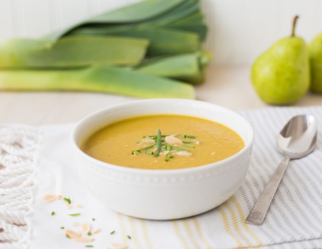 Featured image for “Pear, Curry, and Leek Soup”