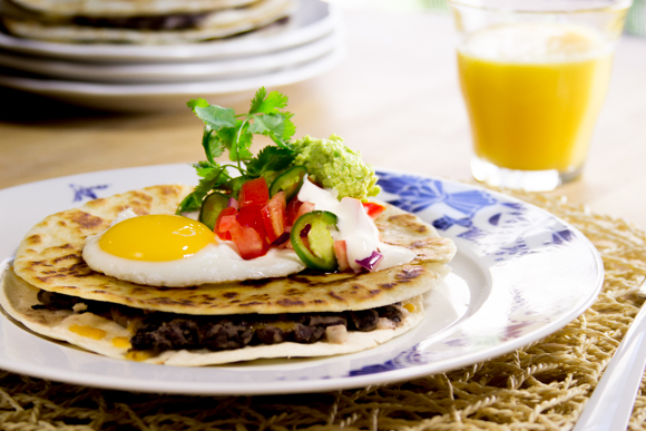 Featured image for “Black Bean and Cheese Breakfast Quesadillas”