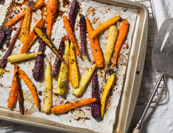 Featured image for “Honey and Thyme Roasted Carrots”