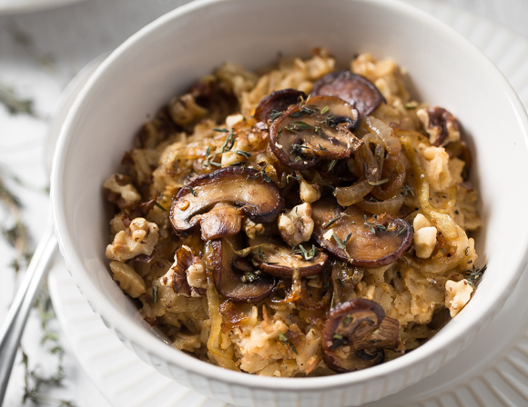 Featured image for “Gluten-Free Savoury Oatmeal with Onions and Mushrooms”