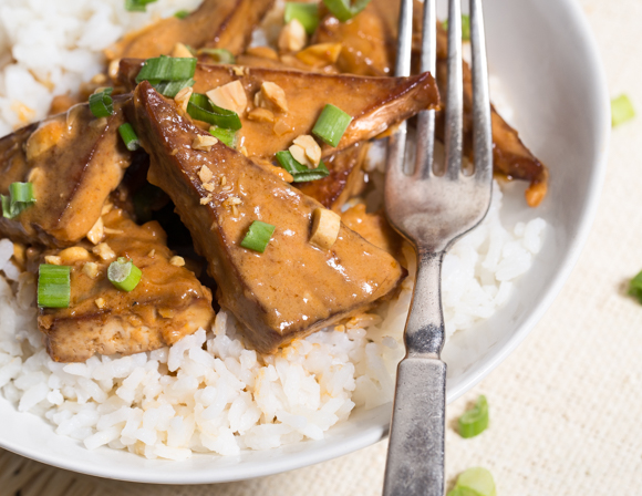 Featured image for “Spicy Peanut Butter Tofu”