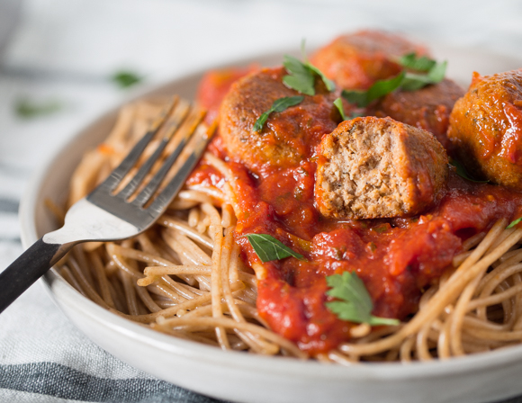 Featured image for “Meatless Meatballs”