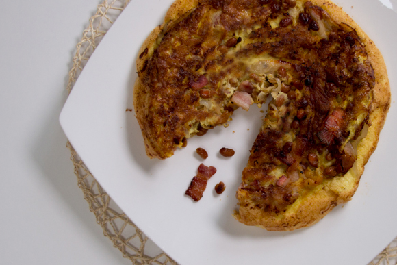 Featured image for “Smoked Bacon and Baked Bean Frittata”