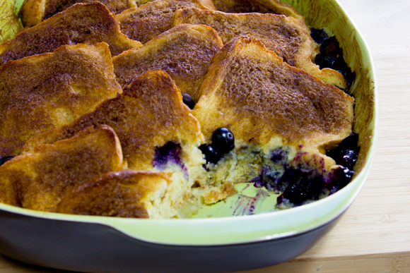 Featured image for “Perfect for Summer Blueberry Banana Baked French Toast”