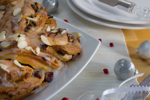 Featured image for “Cranberry Almond Holiday Breakfast Wreath”