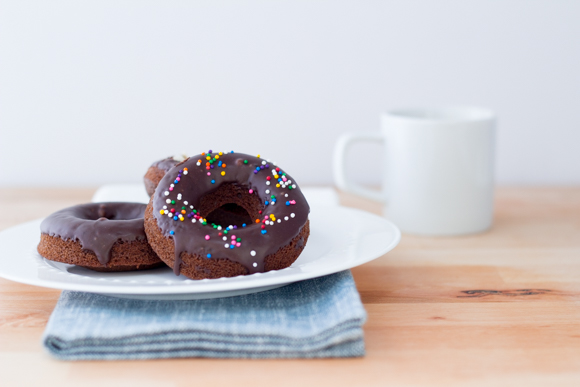 Featured image for “The Most Delicious Baked Chocolate Breakfast Doughnuts”