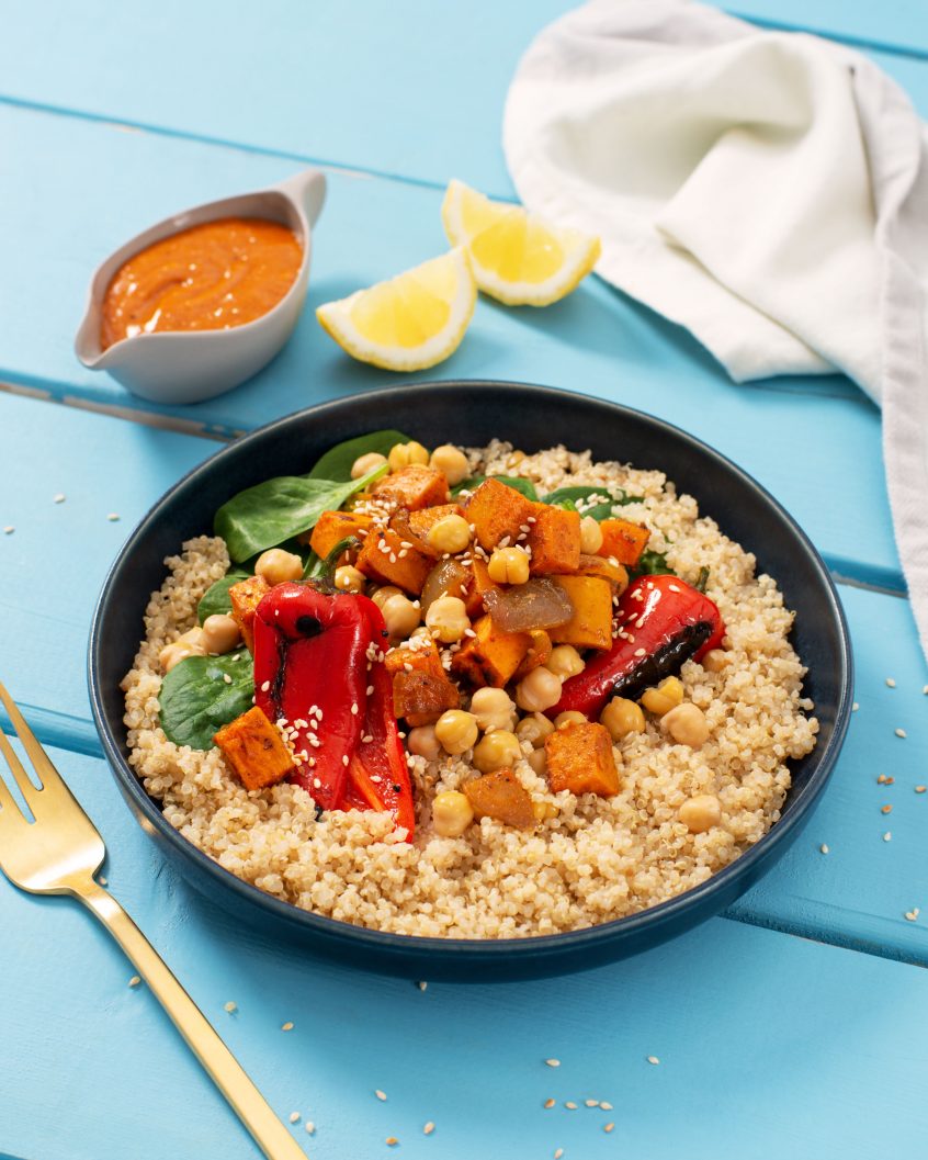 Vegan Power Bowl made with Crystal Margarine